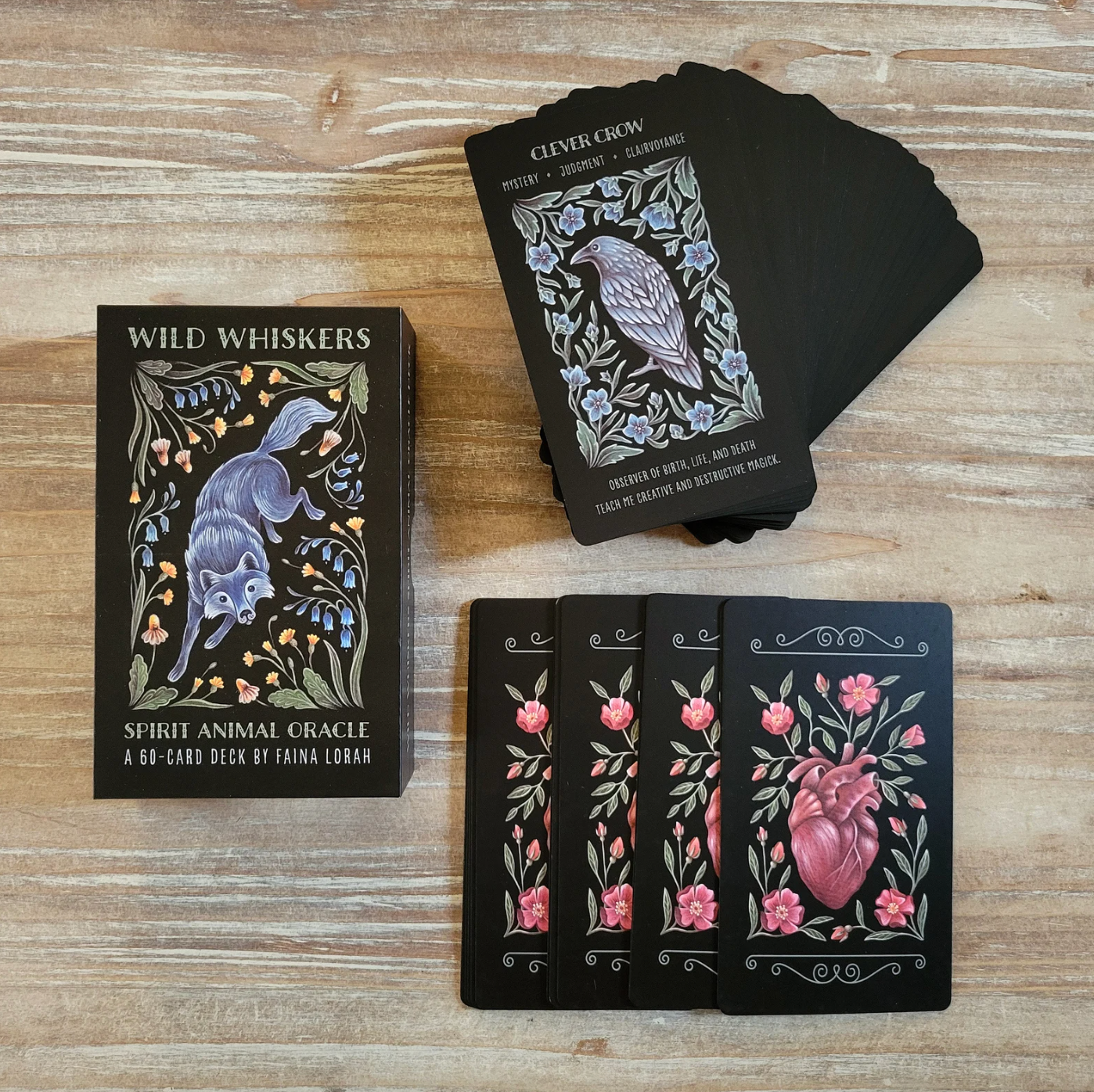 Wild Whiskers Oracle Deck - Spirit Animal Divination Cards